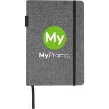 A5 notitieboek | rPET | 96 gelinieerde vellen | Pennenhouder