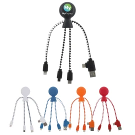 Multi-charging cable | Bio PE | Dual USB & USB-C input