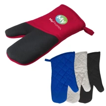 Oven mittens | Cotton | Rubber grip | Sold per piece