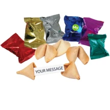 Biscuit de fortune | Feuille d’aluminium | 85 x 50 x 30mm | Disponible en plusieurs couleurs