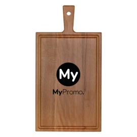 Tagliere da portata | Legno di faggio | 37x19x2 cm | Con manico | Prodotto in Europa