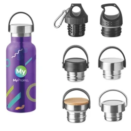 Thermos bottle | Stainless steel | 500 ml | Multiple lids options | 360° full-color print