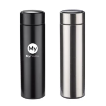 Thermosfles | Roestvrij staal | Met zeef binnenin | 500 ml | Met thermometer