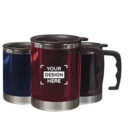 Mug à double paroi | Acier inoxydable | 400ml | Facile à transporter