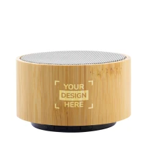 Enceinte sans fil | Plastique recyclé & bambou | 3W | 3 heures d'autonomie