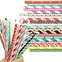 Strohhalme | Papier | Ø6x198mm | Retro-Stil