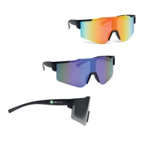 Lunettes de sport | Plastique | 14x5.5x12 cm | Protection UV400 | Verres miroir