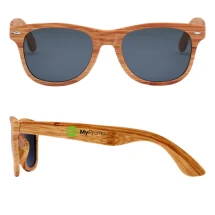 Lunettes de soleil | PC | UV400 | Aspect bois