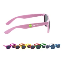 Zonnebril | Plastic | Zwarte lenzen | Stijlvol design | UV400-bescherming