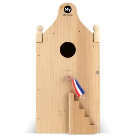 Wooden Bird House |  FSC wood | 15.5x12.5 cm | Sustainable