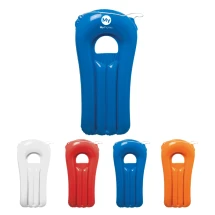 Inflatable beach mattress | PVC | 42×73cm | Rope & window