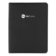 A4 Zippered portfolio | rPET | 20 lined pages notepad | Lots of storage space