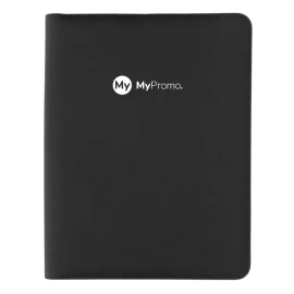 A4 Zippered portfolio | rPET | 20 lined pages notepad | Lots of storage space
