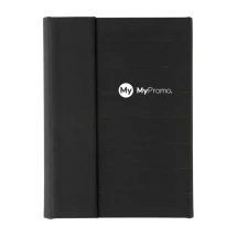 Portfolio A5 | rPET | Carnet de 64 pages lignées | Beaucoup de rangement | Fermeture magnétique