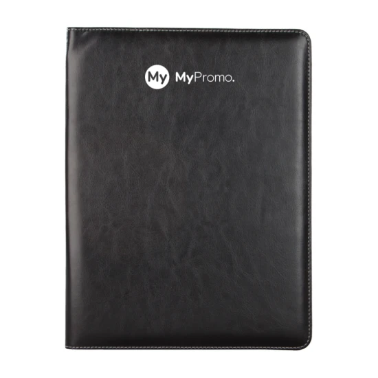 Conference folder | A4 | PU leather | Incl. pen and card holder | Black