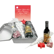 Christmas market delights set | With glogg, snow balls, glogg drops and star candle | Perfect gift