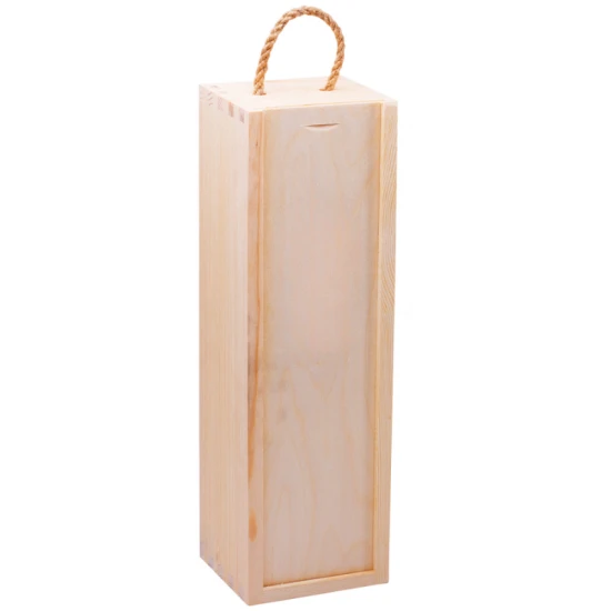 Wine box | Wood | 1 compartment | For standard wine bottles | Sustainable | Wood