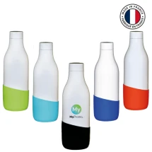 Gourde isotherme | PET biosourcé & SEBS recyclé | Garde au chaud pendant 4 h | Durable | Fabriquée en France