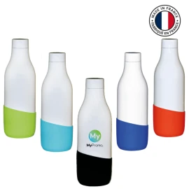 Thermos bottle | Biobased PET and recycled SEBS | Warm for 4h | Sustainable | Made in France