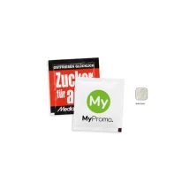 Weiße Zuckerbeutel | Papier | 60 x 60 mm