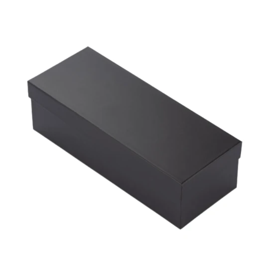 Geschenkdoos | Papier en schuim | Perfect voor thermosfles | Premium | Aanpasbaar | Zwart