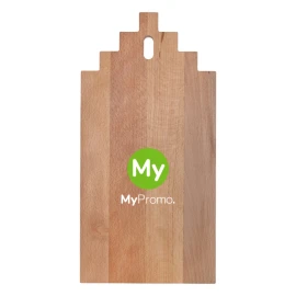Cutting board | Beech wood | Shape of a stepped gable house | Sustainable