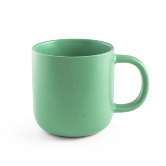 Mug | Ceramic | 370 ml | Matt finish | Bright colours | Light green