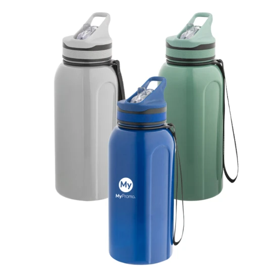 Sports bottle | PETG | 1230 ml | Internal straw | Suitable for cold drinks | Blue