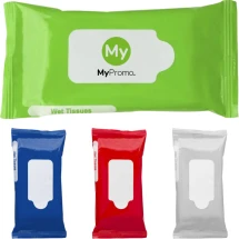 Wet wipes | Plastic | 10 wipes | 15.5 x 8 x 1.4 cm