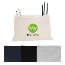 Pencil case | Recycled canvas | One compartment | Wthout chemicals | Sustainable