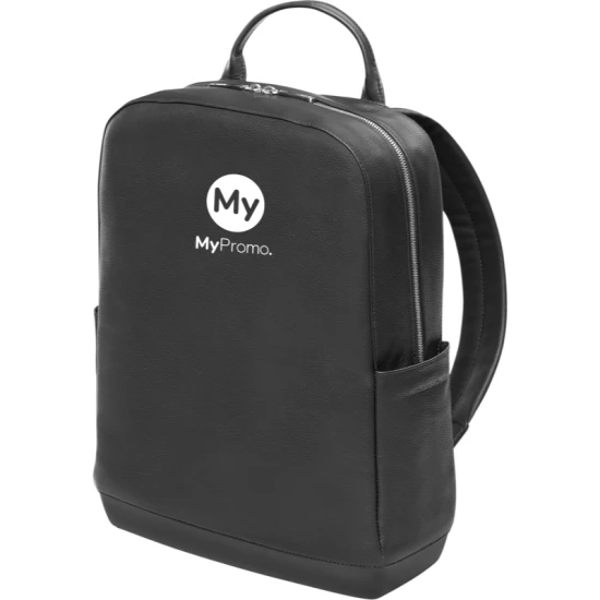 Moleskine rugzak | Leer | 13L | Hoge kwaliteit | Gemaakt in Italië | zwart