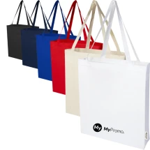 Tote bag | Recycled cotton 140g/m² | 30 cm long shoulder handles | Sustainable