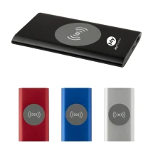 Batterie externe sans fil | Aluminium recyclé | 5W | Charge 2 appareils simultanément | Sans fil