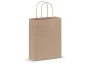 Sac | Papier 90g/m² | 18x8x22 cm | Avec poignées torsadées | Fabriqué dans l'UE