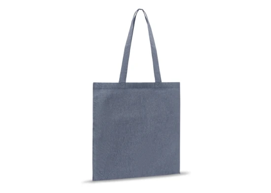 Draagtas | 38x42cm | Gerecycled katoen | Veel kleuren | Blauw