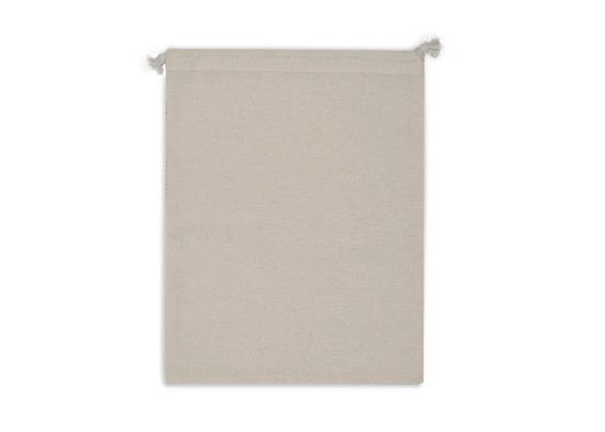 Herbruikbare voedselzak | 25x30cm | Katoen | OEKO-TEX® | Beige | Ecru