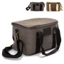 Cooler bag | Canvas & PU | 12L | With shoulder strap