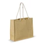 Sac shopping | Toile de jute | 32x38.5cm | Poignées en corde de coton