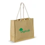 Boodschappentas | Jute | 32x38.5cm | Katoenen koord hengsels