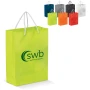 Large bag | 30x12x40cm | Paper | Rope handles | Glossy lamination | Multiple colours
