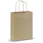 Sac | Papier 90g/m² | 18x8x22 cm | Avec poignées torsadées | Fabriqué dans l'UE