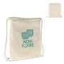 Bolsa con cordón | Algodón 140g/m² | 35x45 cm | Fairtrade