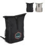 Sac à dos vélo roll-top | PET recyclé 600D | 20 L | Bretelles rembourrées amovibles | Clips pour vélo