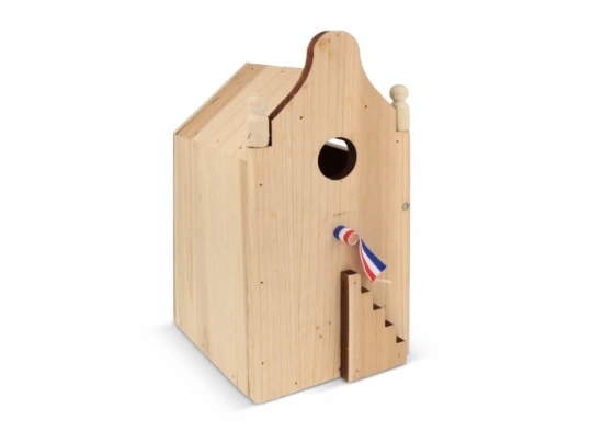 Wooden Bird House |  FSC wood | 15.5x12.5 cm | Sustainable | Wood