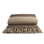 Decke | Merino Wolle & Nylon | 130x170 cm | Breitband-Design