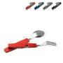 Multi-tool | Knife, fork, spoon and bottle opener | Aluminum and stainless steel