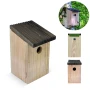 Rustic nesting box | Wood | 22.5x12x14.5 cm | Sustainable