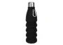 Sagaform foldable bottle | Silicone | 550ml | With carabiner