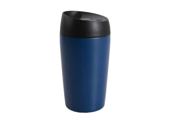 Sagaform thermo mug | Stainless steel & plastic | 240ml | Fits under most coffee machines | Blue