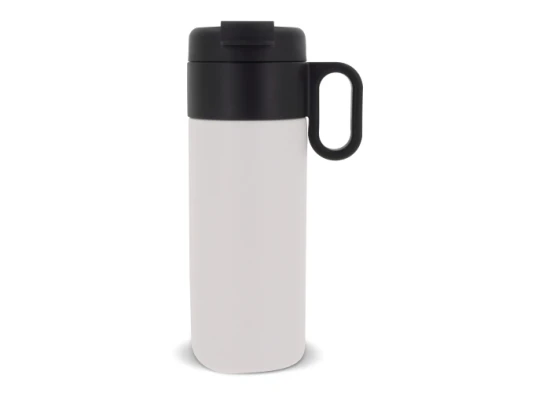 Thermos mug | Stainless steel | 400ml | 12h hot- 24h cold | White